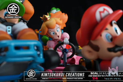 Kintsukuroi Creations Studio – SUPER MARIO KART DIORAMA Super Mario