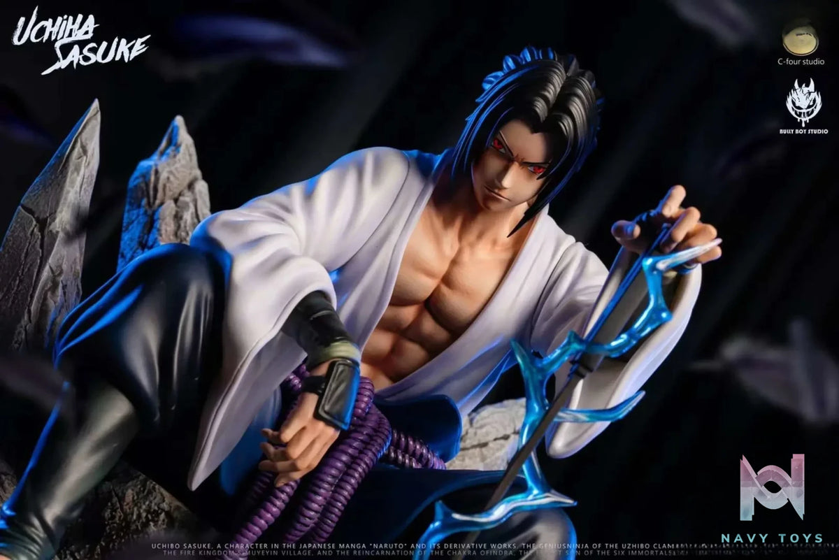 BBS Studio & C4 Studio – Naruto Seated Uchiha Sasuke