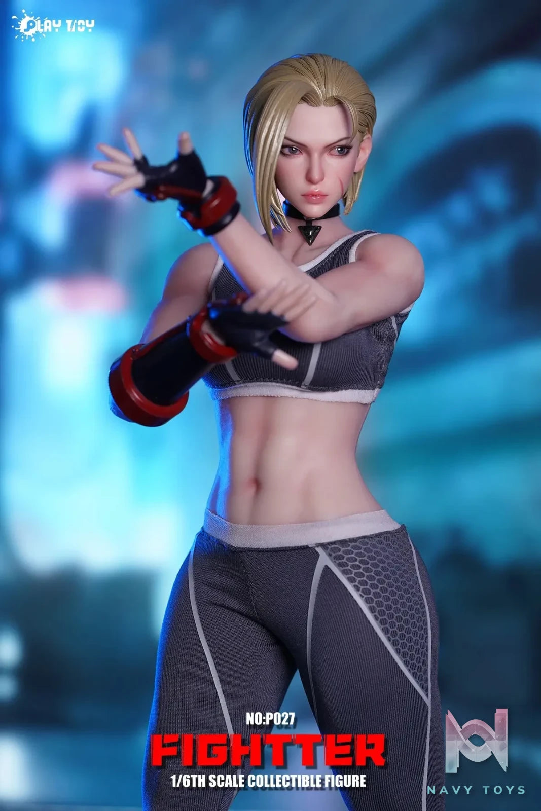 PLAY TOY – Street Fighter 1/6 Fighting Female Warrior Cammy White P027