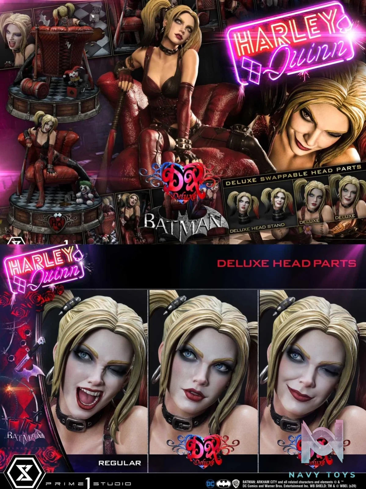 Harley Quinn - Batman: Arkham City - Prime 1 Studio (MMDC - 47DXS) resin statue Prime 1 Studio anime figure