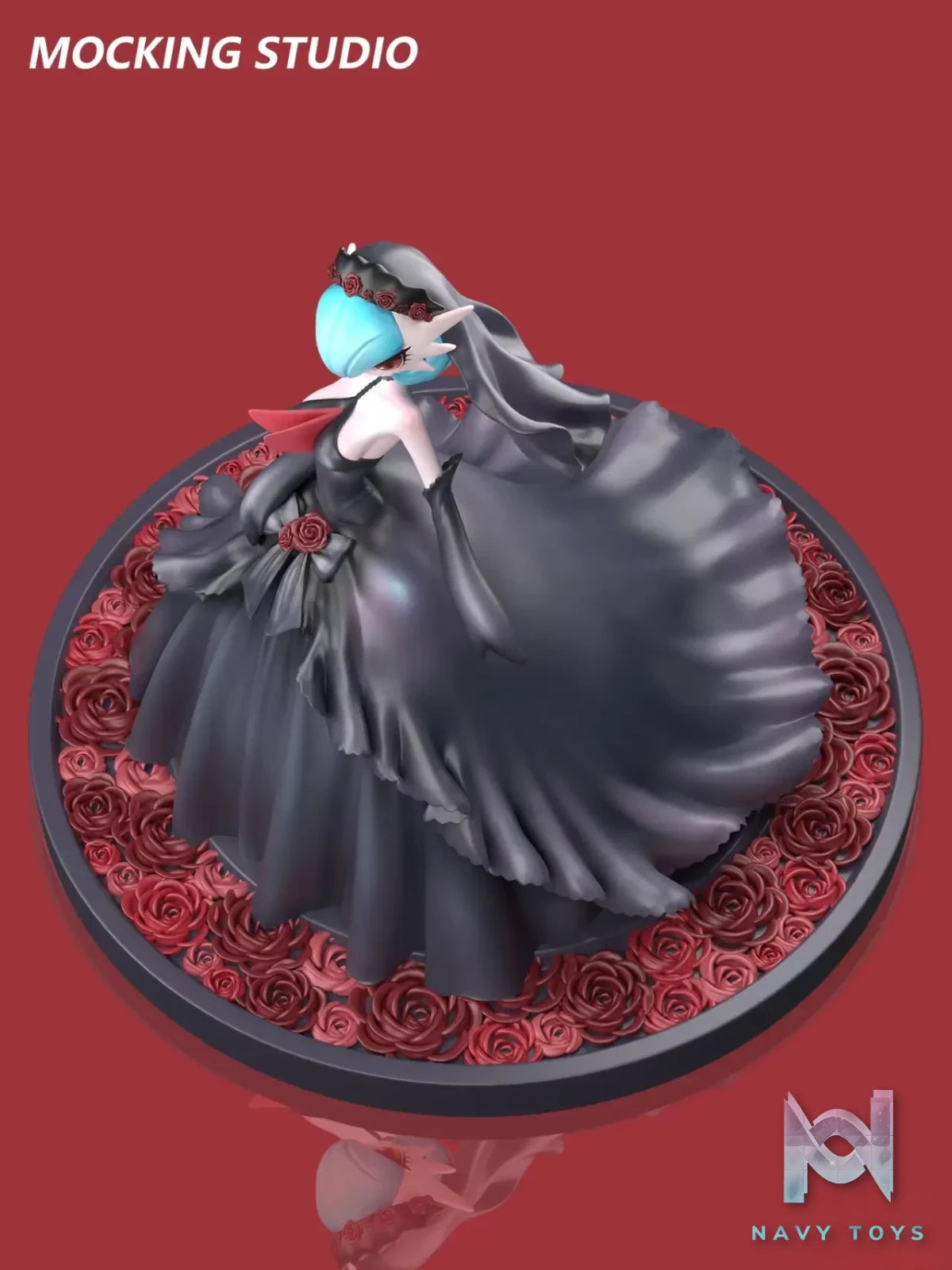 Zhu Yi Wan Jia Studio – Pokémon Glitter MEGA Black Wedding Dress Gardevoir