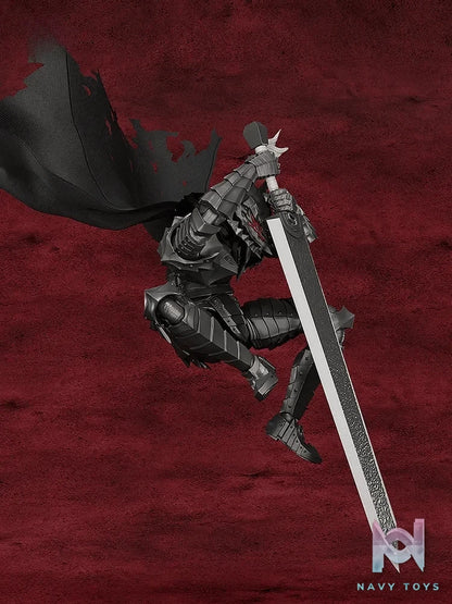 Max factory - PLAMATEA Berserk Guts: Berserker Armor Ver. Plastic Model (Licensed) resin statue Navy Toys anime figure