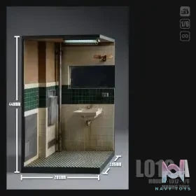 MOjingToys – 1/6 Modular Series – JOKER Bathroom Scene Base L012 (Licensed)