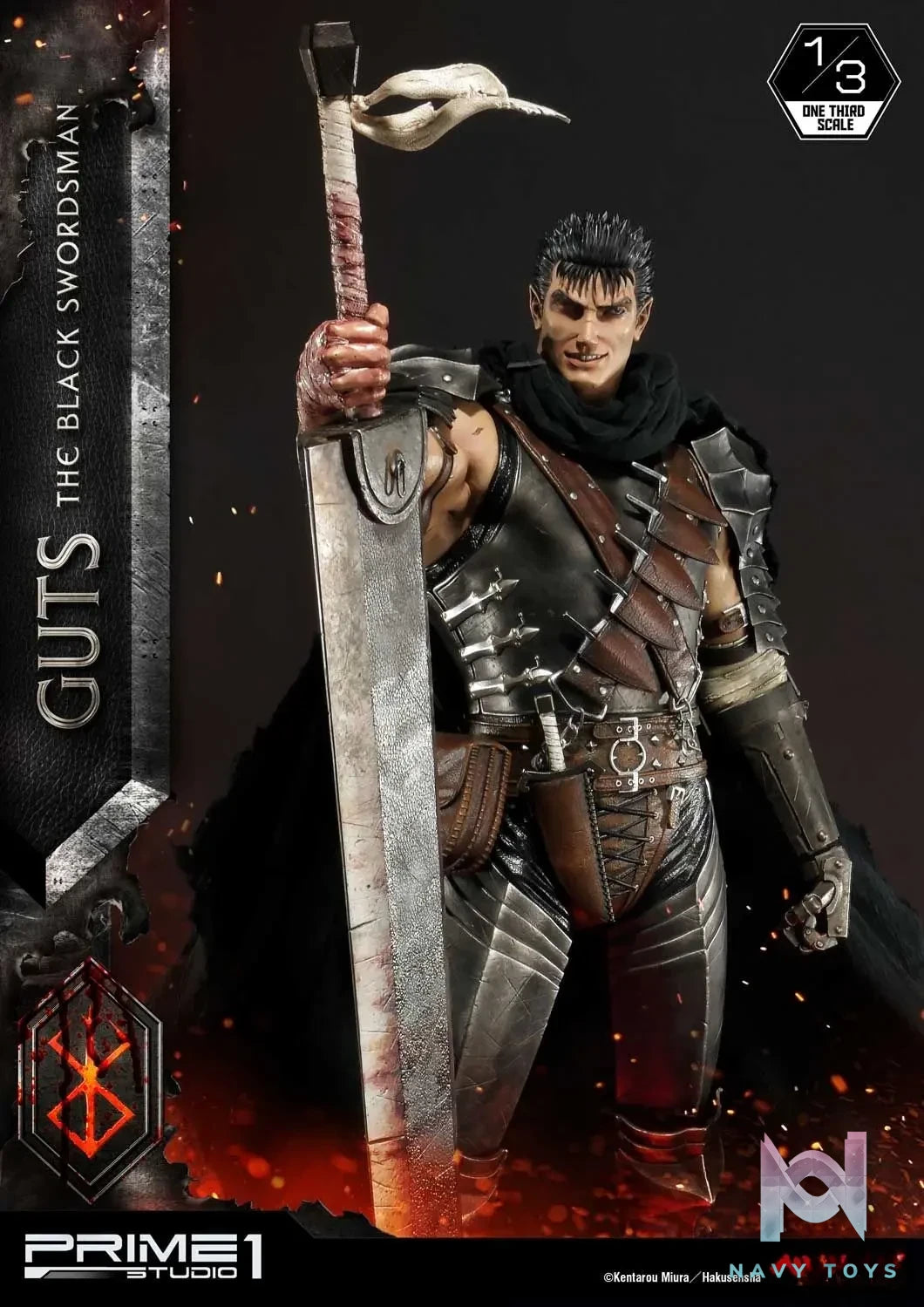 Prime 1 Studio – Museum Masterline Berserk Guts The Black Swordsman MMBR-01 MMBR-01DX (Licensed)