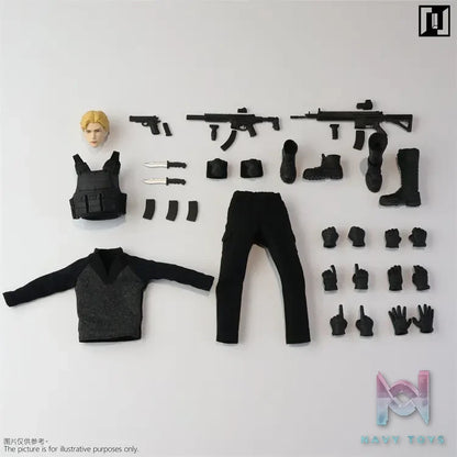 Mirrfig – MF002 Male Body 1/12 X Accessory Set (Licensed)