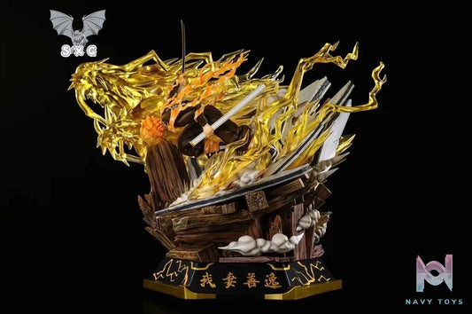 Agatsuma Zenitsu resin statue sxg studio anime figure