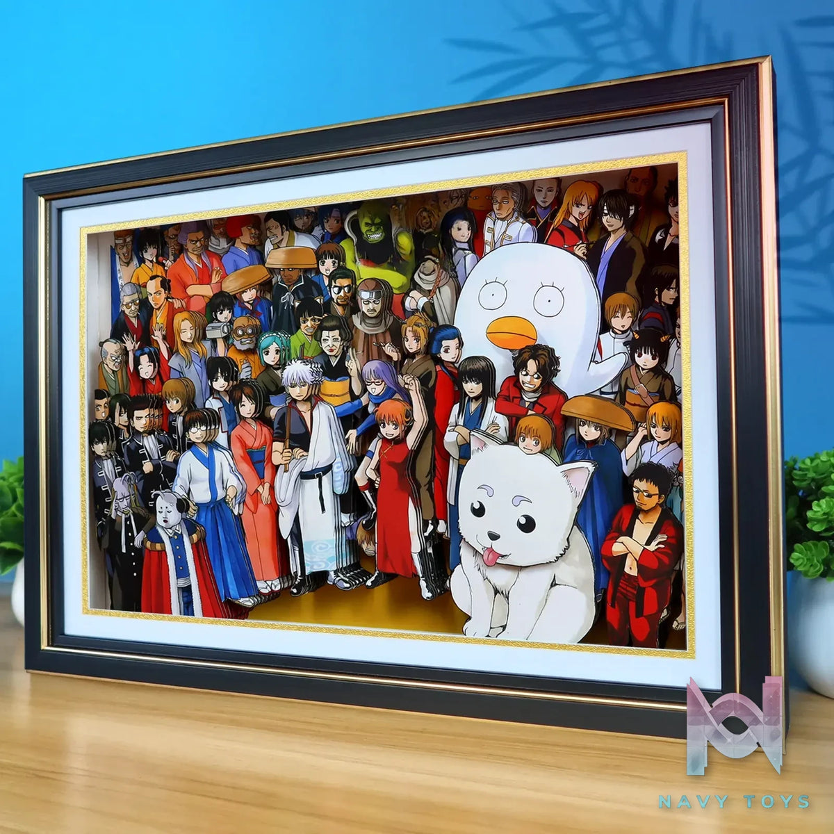 KALA HOME Studio – Gin tama Multiple Characters #02 3D Decorative Painting Gin tama