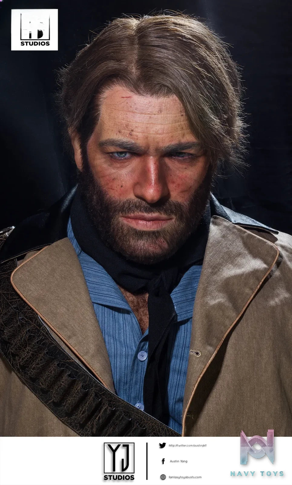 YJ Studio – Arthur Morgan 1/1 Bust Red Dead Redemption 2