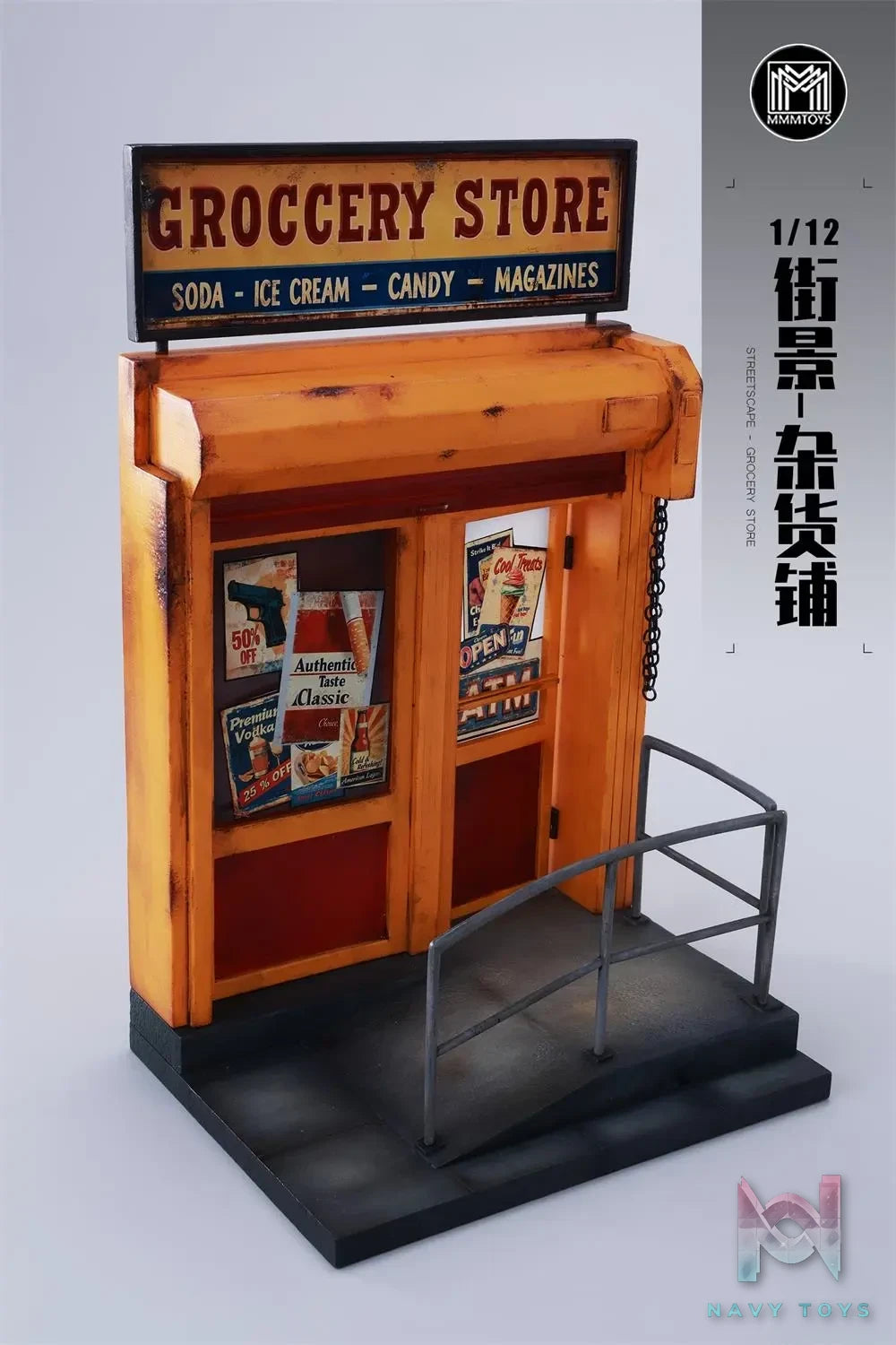MMMTOYS – 1/12 Door of Rifts & Streetscape – Grocery Store Scene Decoration M2505 M2506 (Licensed)