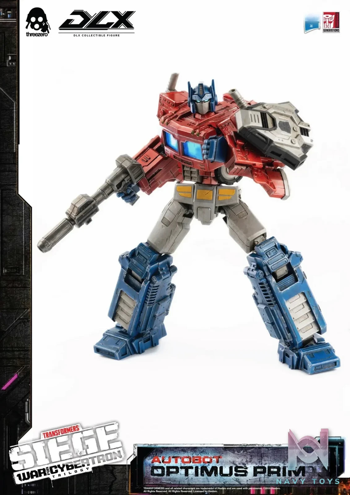 Threezero – Transformers: War for Cybertron 10-inch DLX Optimus Prime (Licensed)