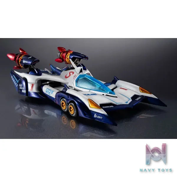 MegaHouse – C.F.C.-Heritage Edition- Future GPX Cyber Formula SIN Nu Asurada AKF-0/G Spiral X SIN: Ogre AN-21 Super Aero Boost Mode (Licensed)