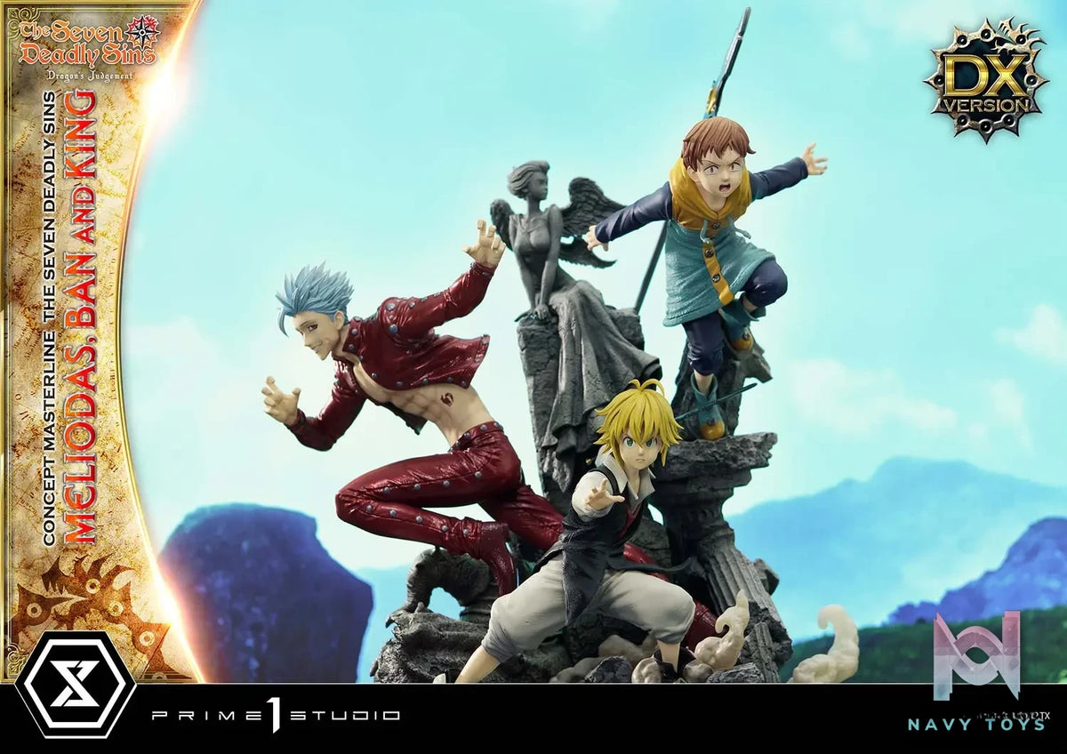 Prime 1 Studio – Concept Masterline The Seven Deadly Sins Meliodas, Ban and King CMNTZ-01 CMNTZ-01DXS (Licensed)