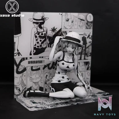 XOXO Studio – One Piece Black And White Comic Erotic Scene Nami