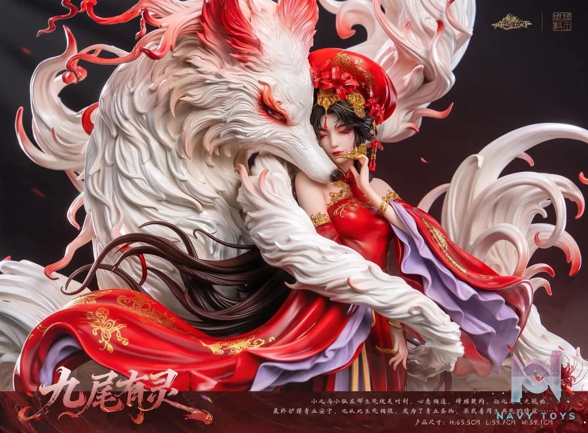 Nine Tailed Spirit resin statue Pj studio anime figure