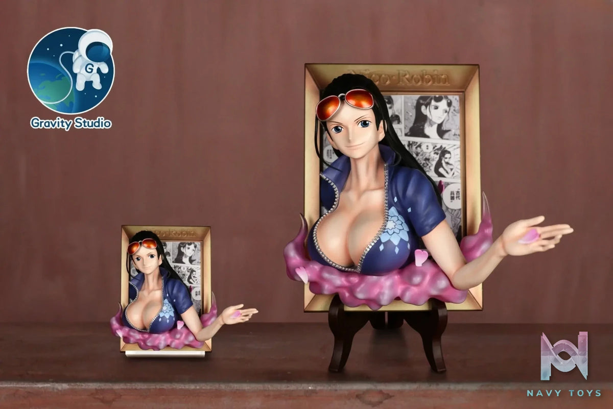 Gravity Studio – One Piece Sanji Robin Brook 3D Photo Frame