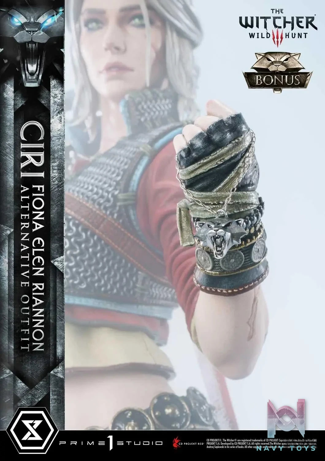 Prime 1 Studio – Premium Masterline The Witcher 3: Wild Hunt Ciri Fiona Elen Riannon Alternative Outfit PMW3-10 PMW3-10DX PMW3-10DXS(Licensed)
