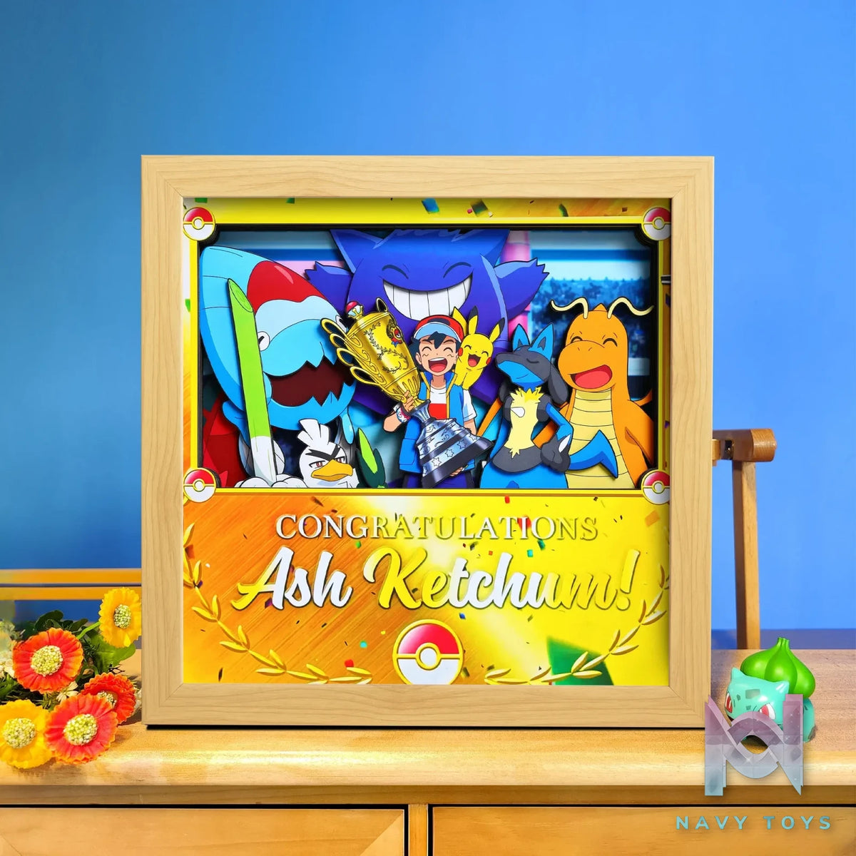 Yu Zhi Jiang Studio – Pokémon Multiple Characters Series #11 3D Decorative Painting Pokémon