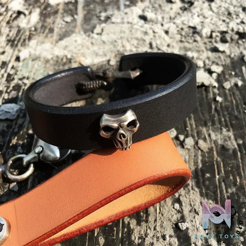Raven Studio (silver jewelry) – Claw & Skull Leather Bracelet Original