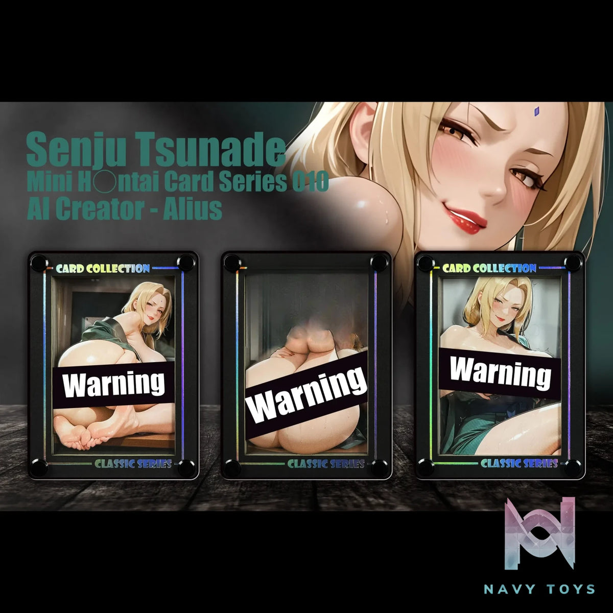 B&W Studio – Tsunade Mini AI Creator Series Desktop Decor Card #10 Naruto