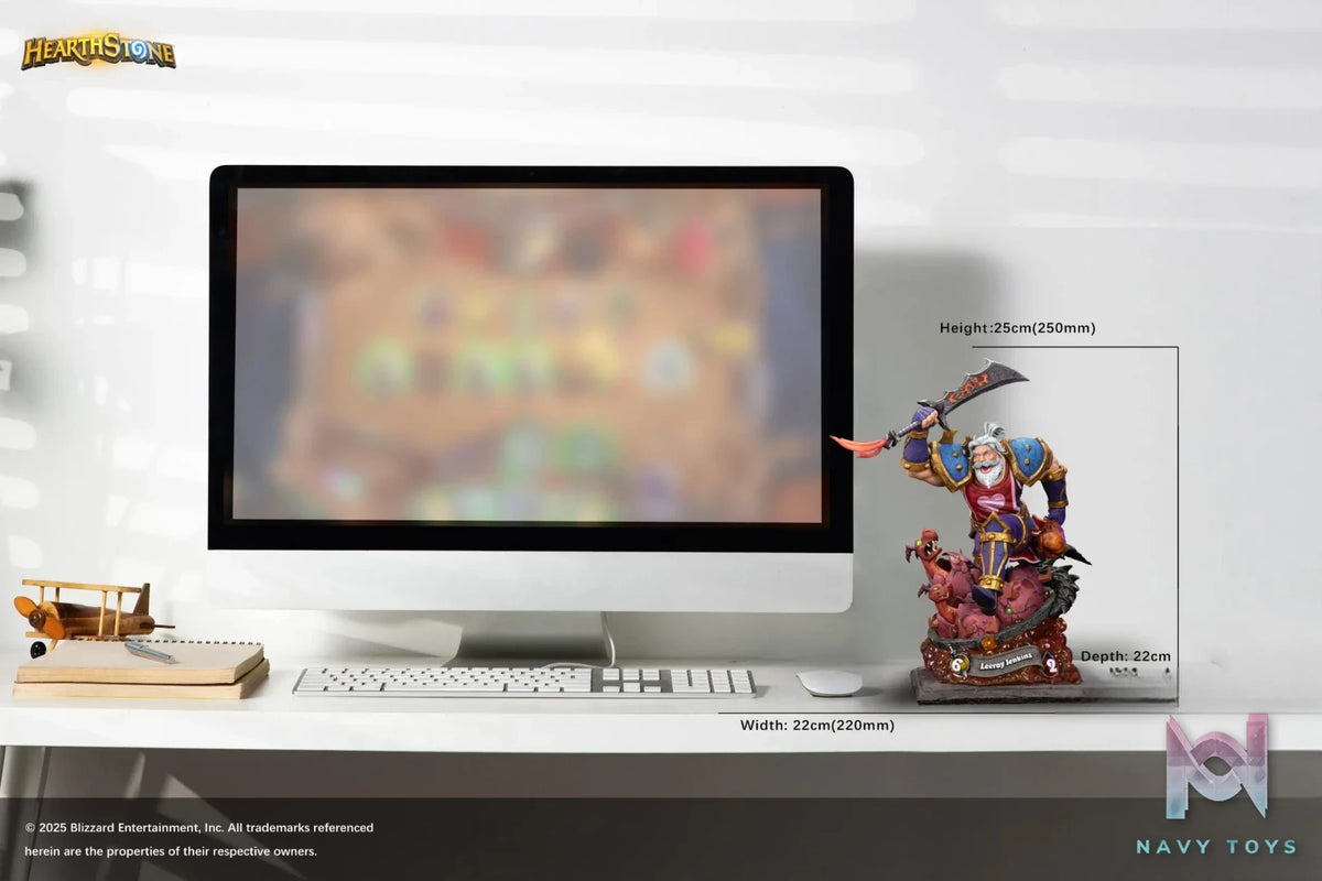 HEX Collectibles & BLIZZARD ENTERTAINMENT – Hearthstone Leeroy Jenkins Statue (Licensed)