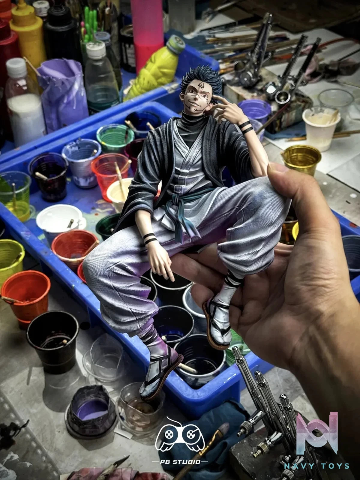 PG Studio - Jujutsu Kaisen Ryomen Sukuna resin statue Navy Toys anime figure