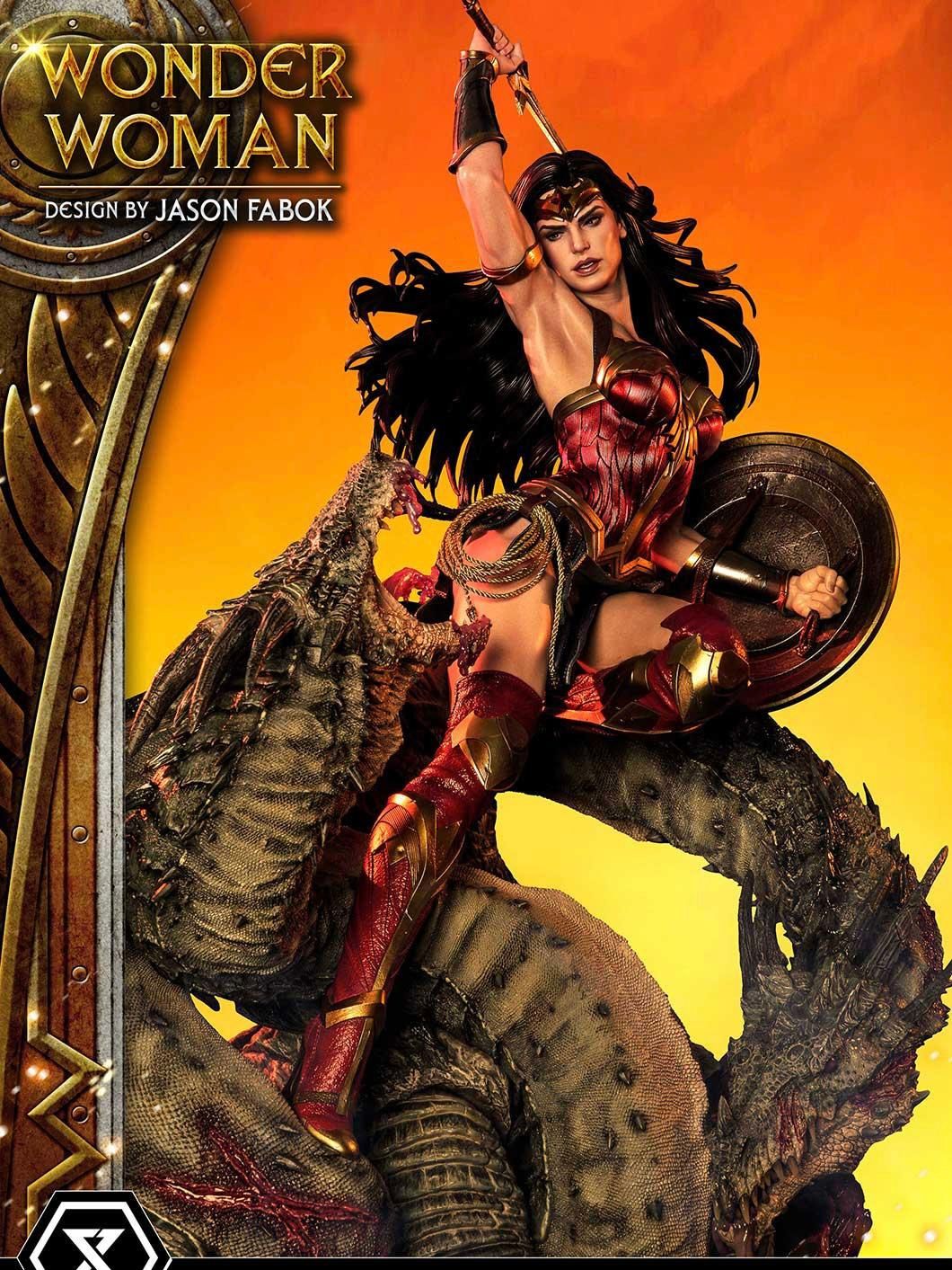 Wonder Woman Versus Hydra - Wonder Woman - Prime 1 Studio (MMDC - 48EXS) resin statue Prime 1 Studio anime figure