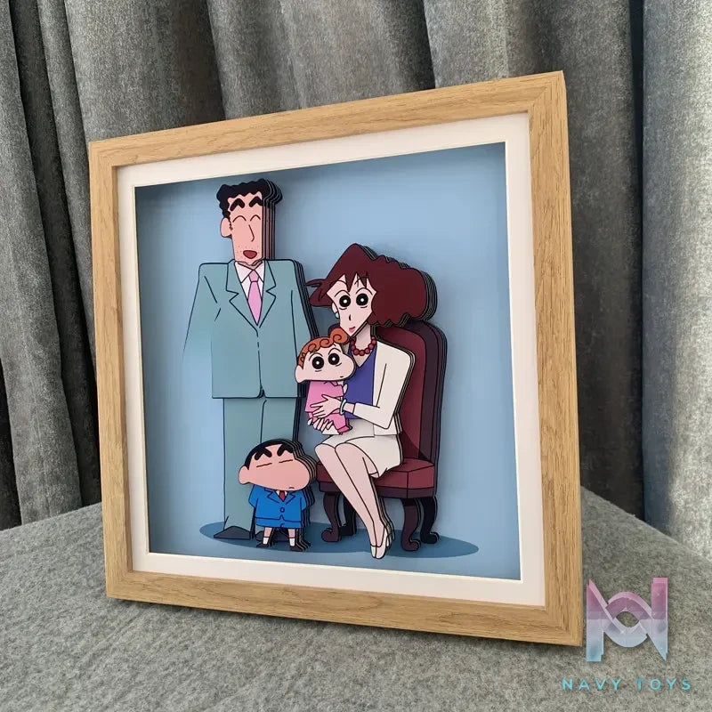 KALA HOME Studio – Crayon Shin-chan Multiple Characters #07 3D Decorative Painting Crayon Shin-chan
