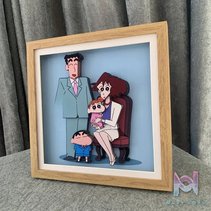 KALA HOME Studio – Crayon Shin-chan Multiple Characters #07 3D Decorative Painting Crayon Shin-chan