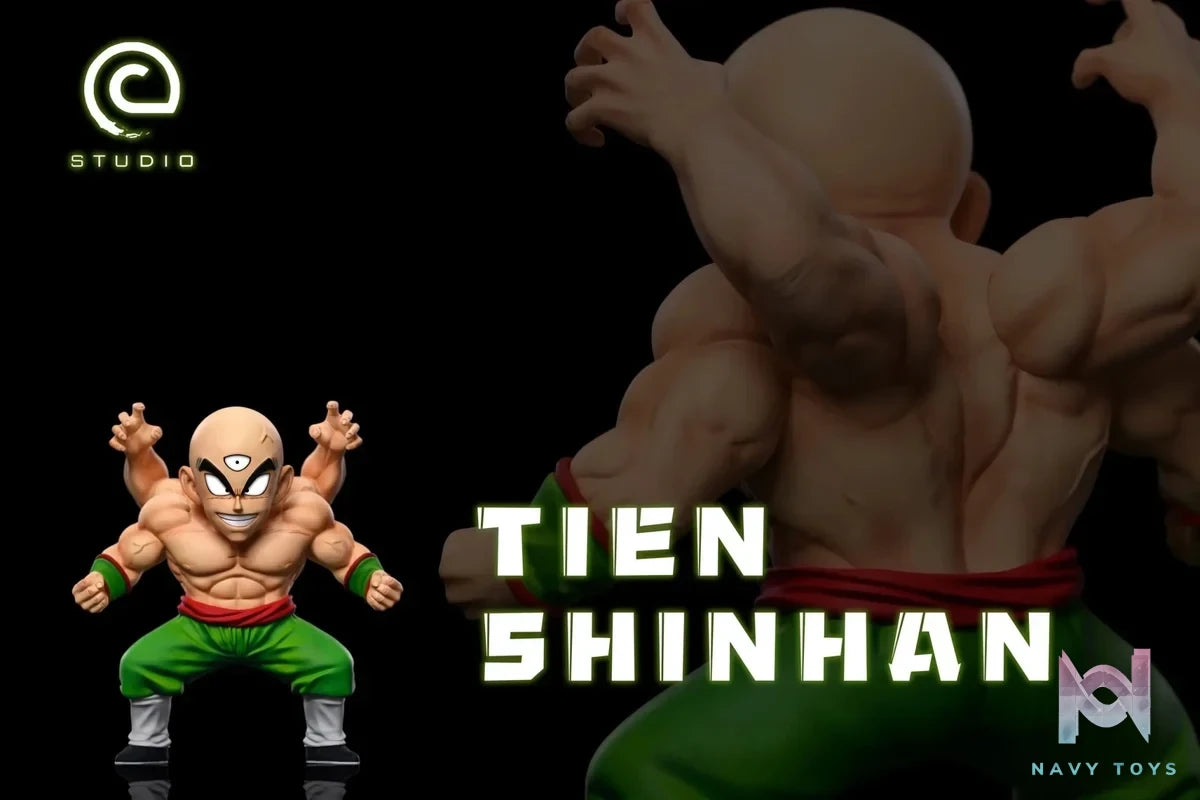 C Studio - Dragon Ball Childhood Tenkaichi Budokai Tien Shinhan resin statue Navy Toys anime figure