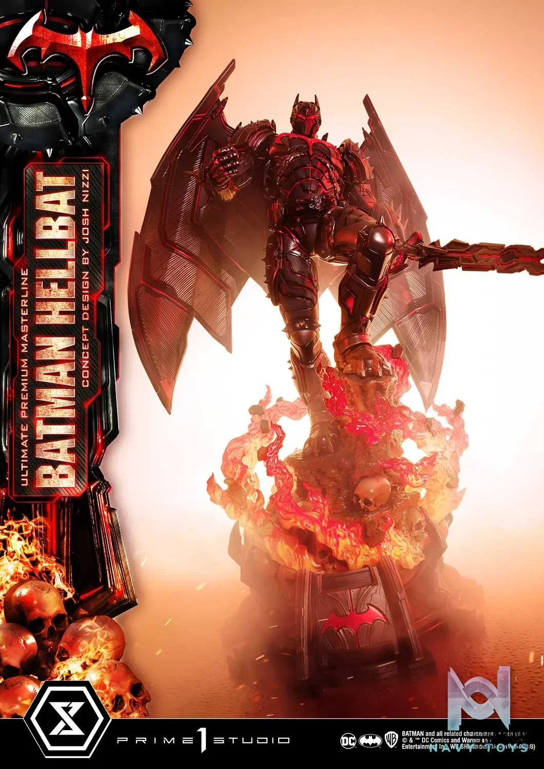 Prime 1 Studio – Ultimate Premium Masterline Batman (Comics) Batman Hellbat Concept Design by Josh Nizzi UPMDC-06 UPMDC-06DX UPMDC-06DXS (Licensed)