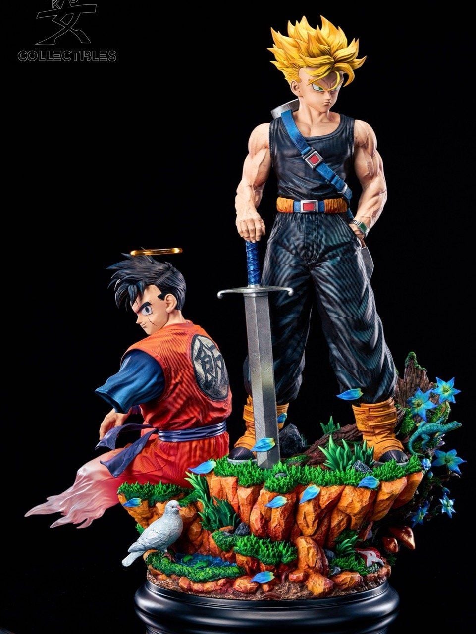 Trunks and Gohan - Dragon Ball - KD Collectibles resin statue kd collectibles anime figure