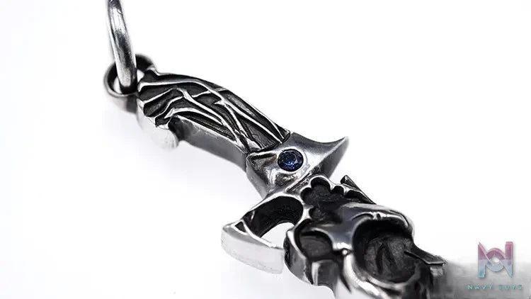 Raven Studio (silver jewelry) – Original Exclusive “General’s Triumph” Skull Knife Pendant Original