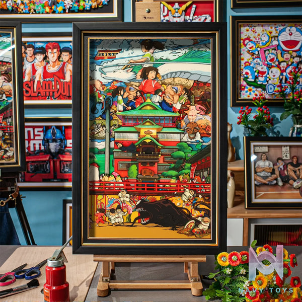 Yu Zhi Jiang Studio – Hayao Miyazaki Works Collection Series #6 3D Decorative Painting