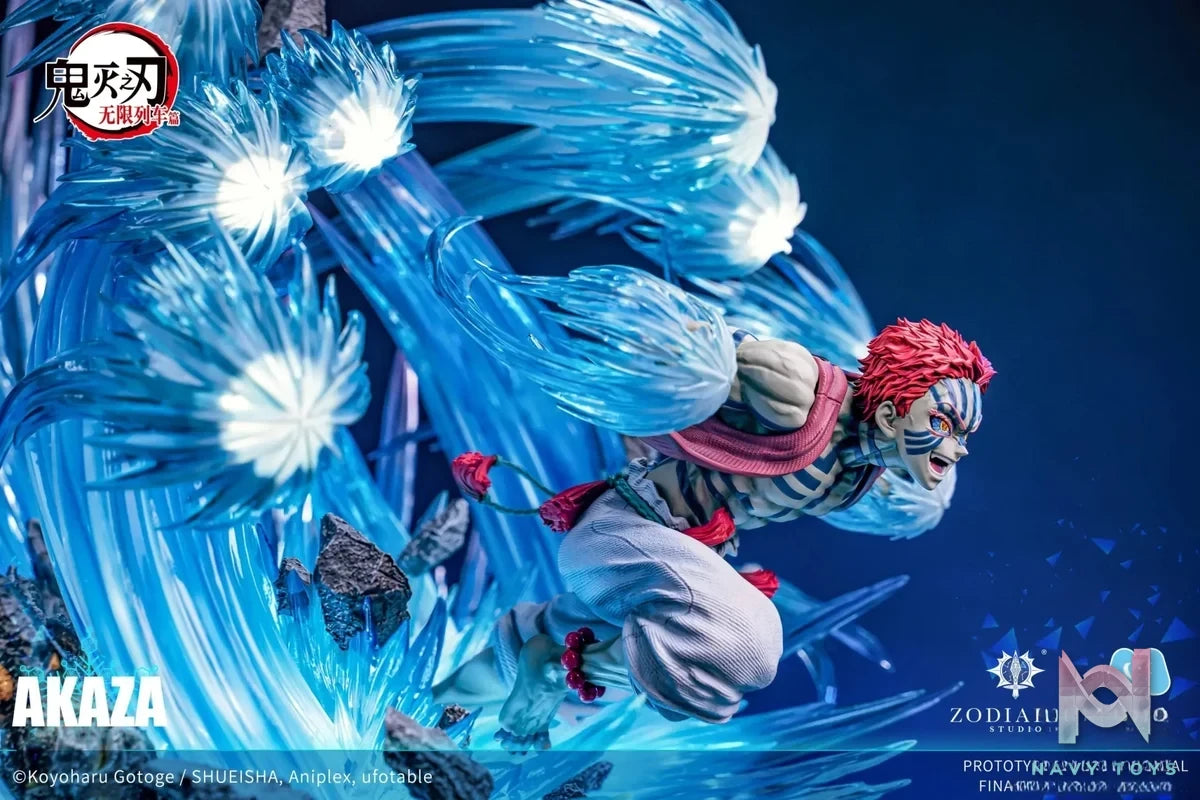 Zodiakos Studio & San Yue Shou Studio - Demon Slayer Akaza (Licensed) resin statue Navy Toys anime figure