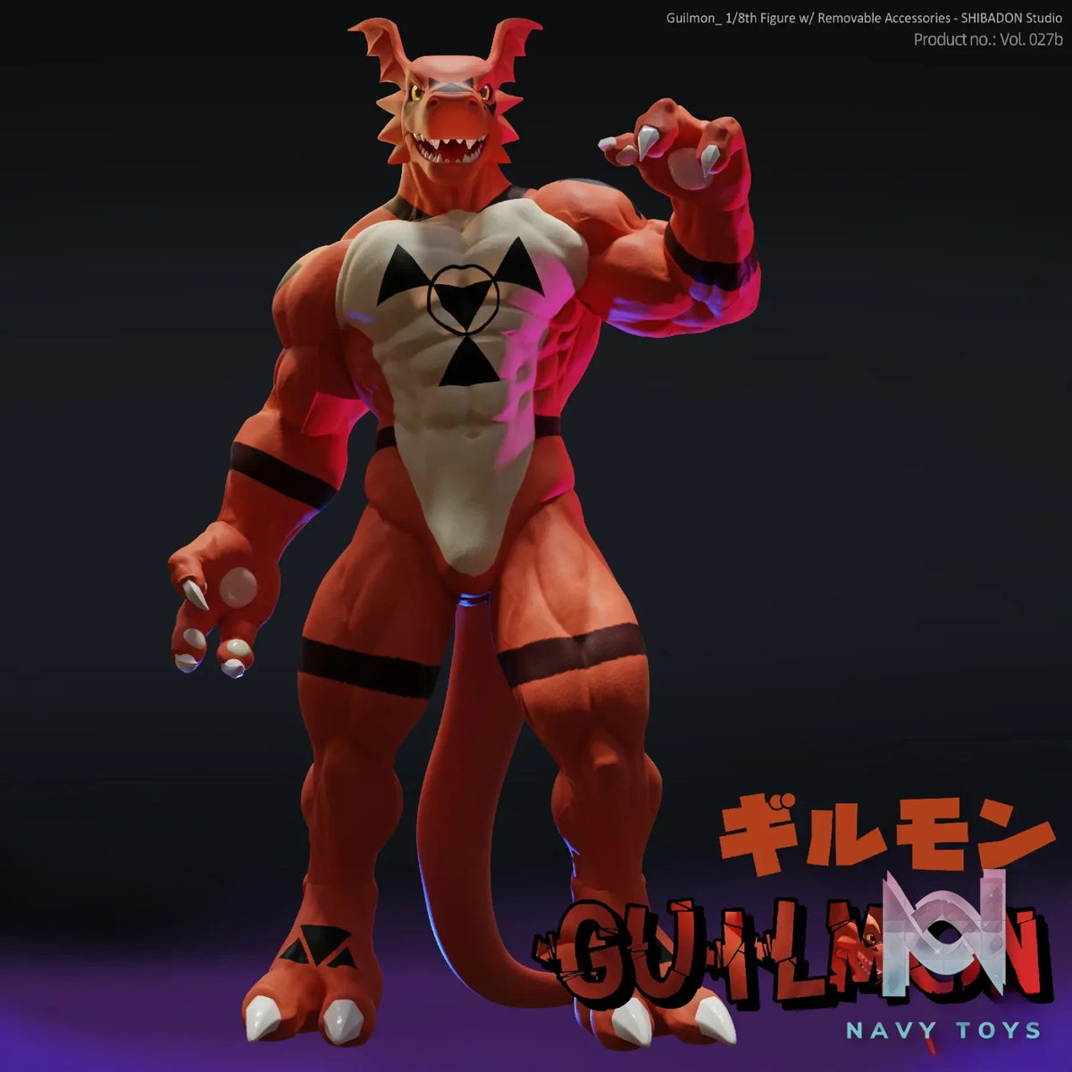 Shibadon Studio – Digimon Guilmon