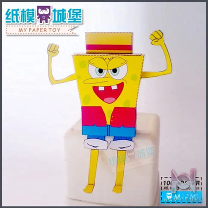 Qian Zhi Lu Studio – Bikini Bottom series 3D Paper Model DIY SpongeBob SquarePants