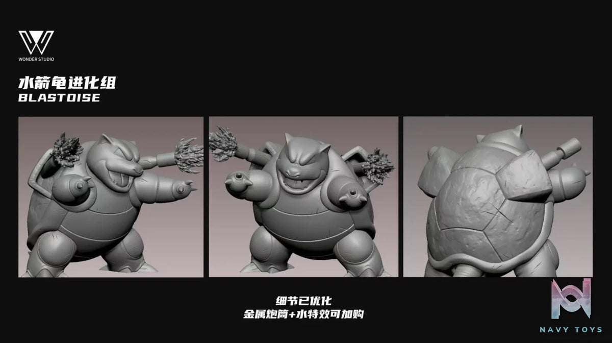 Wonder Studio – Blastoise Evolutionary Set Pokémon