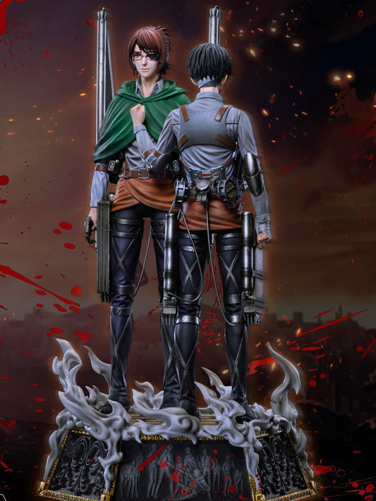 Levi Ackerman & Hange Zoe - Attack On Titan - LC Studio resin statue lc Studio anime figure