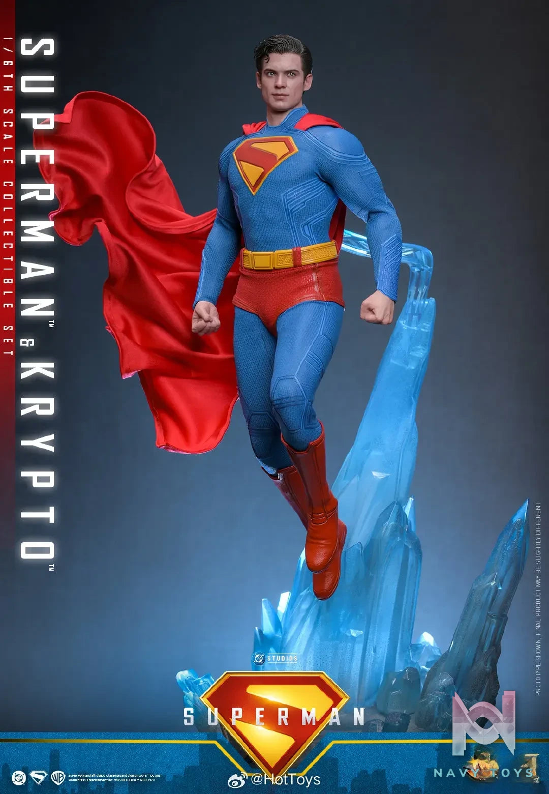Hottoys – Superman & Krypto 1/6th scale Collectible Set MMS812 (Licensed)