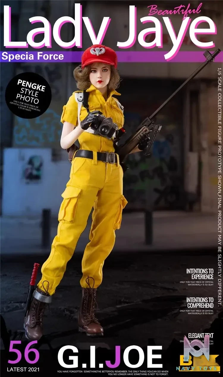 BBK Studio – Original 1/6 BBK012 GIJOE Jay Female Soldier Action Figure