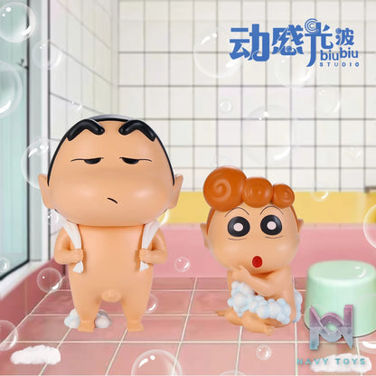 Biubiu Studio – Bathing Shin-chan x Bathing Himawari Crayon Shin-chan