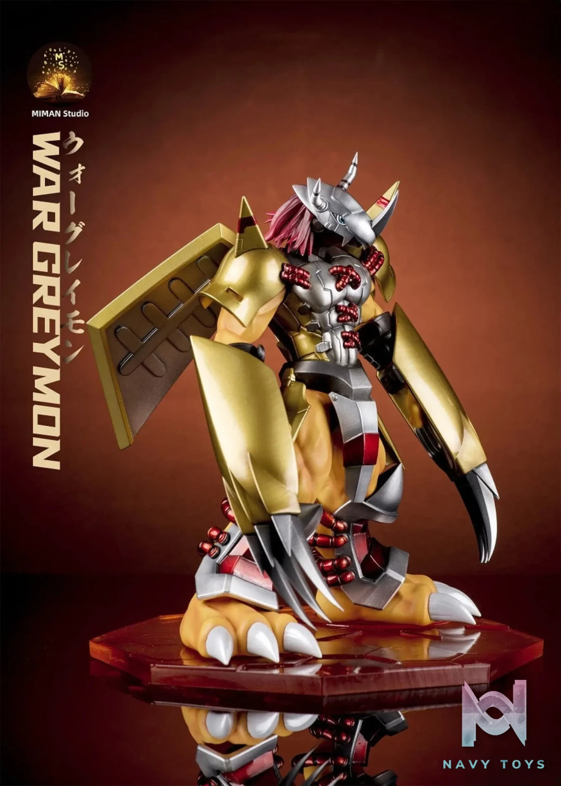 Mi Man Studio – Digimon WarGreymon and Agumon