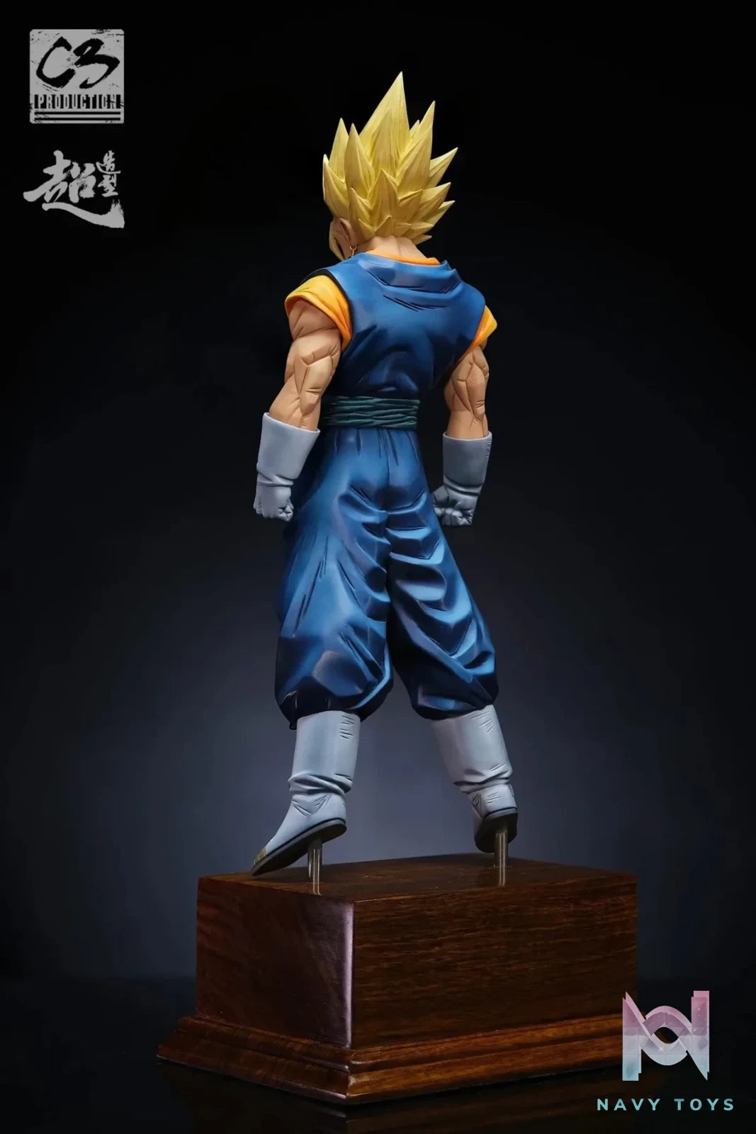 C3 Studio - Dragon Ball Combined Warrior's Energy Reserve Super Vegeta resin statue Navy Toys anime figure