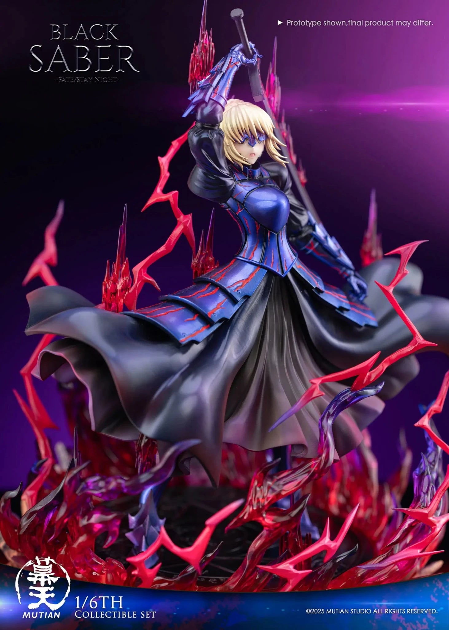 Mu Tian Studio - Fate/stay night Heaven's Feel Saber Alter resin statue Navy Toys anime figure