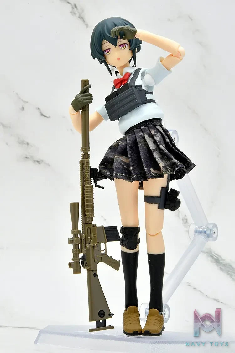 Tomytec – figma LittleArmory Armed JK: Variant D2 X E2 X F2 X figmaPLUS LittleArmory Armed JK Variant Loadout Set 4, Code: URBEX (Licensed)