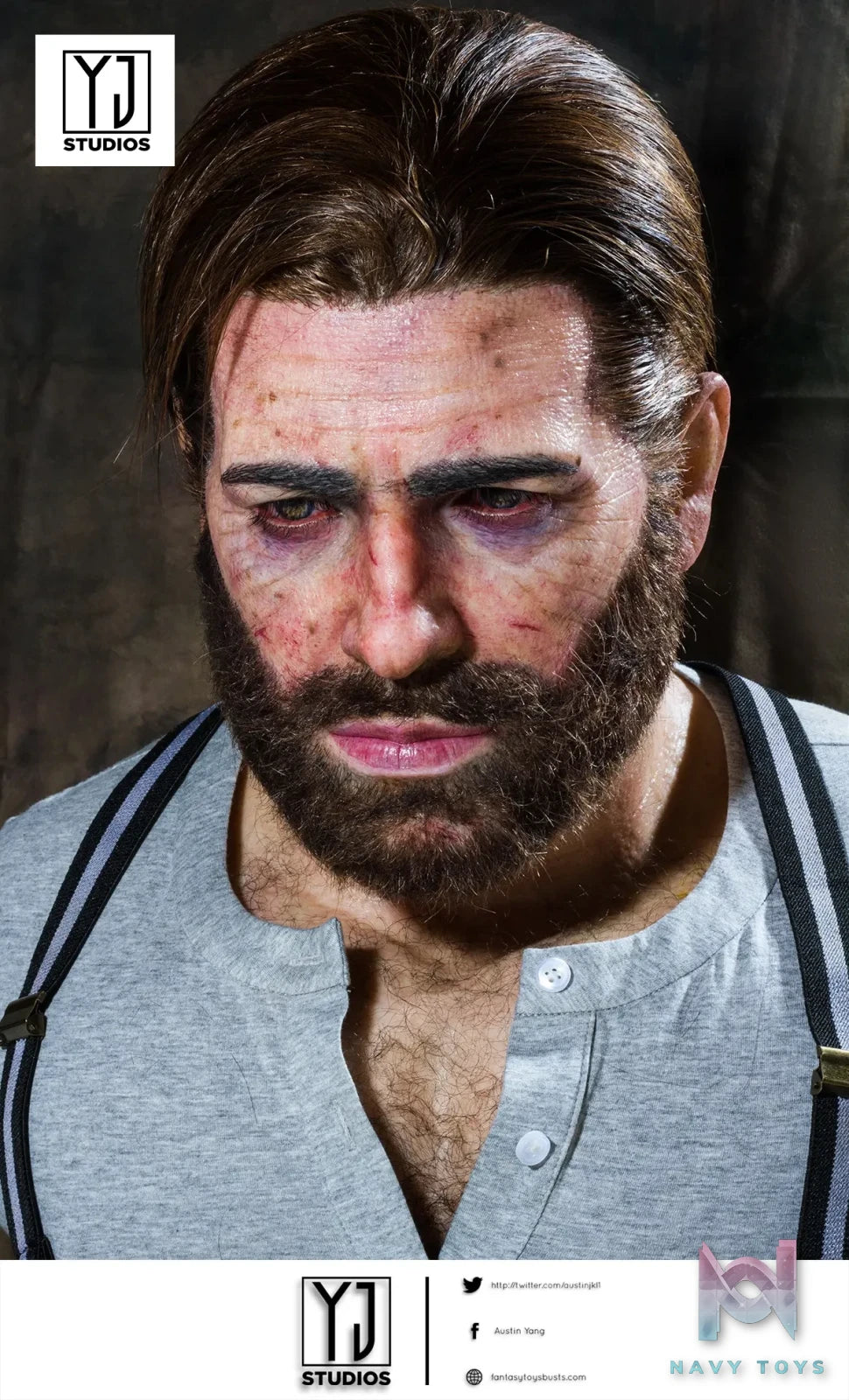 YJ Studio – Sick Version Arthur Morgan 1/1 Bust Red Dead Redemption