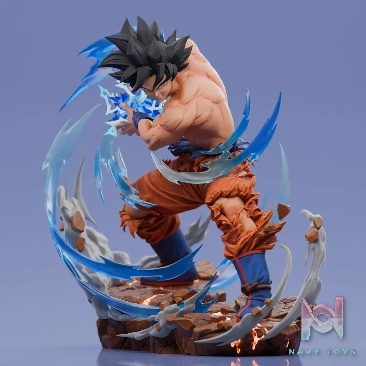 Player 1 Studio - Dragon Ball Son Goku Master Ultra Instinct resin statue Navy Toys anime figure