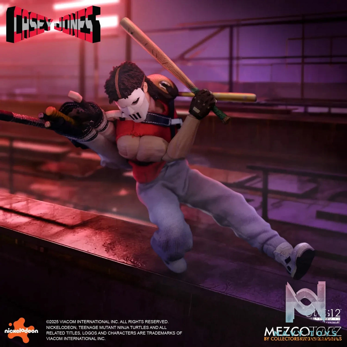 Mezco Studio – 1/12 Teenage Mutant Ninja Turtles – Casey Jones Figure (Licensed)