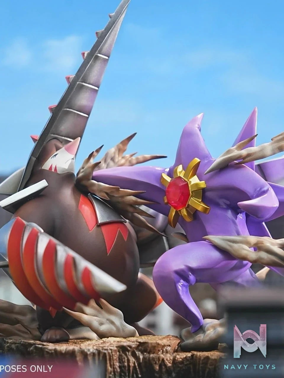 MEGA Starmie VS MEGA Excadrill - Pokémon - MG Studio resin statue mg studio anime figure