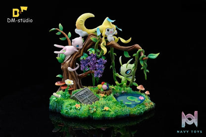 DM Studio – Mystical Forest Mew Celebi And Jirachi